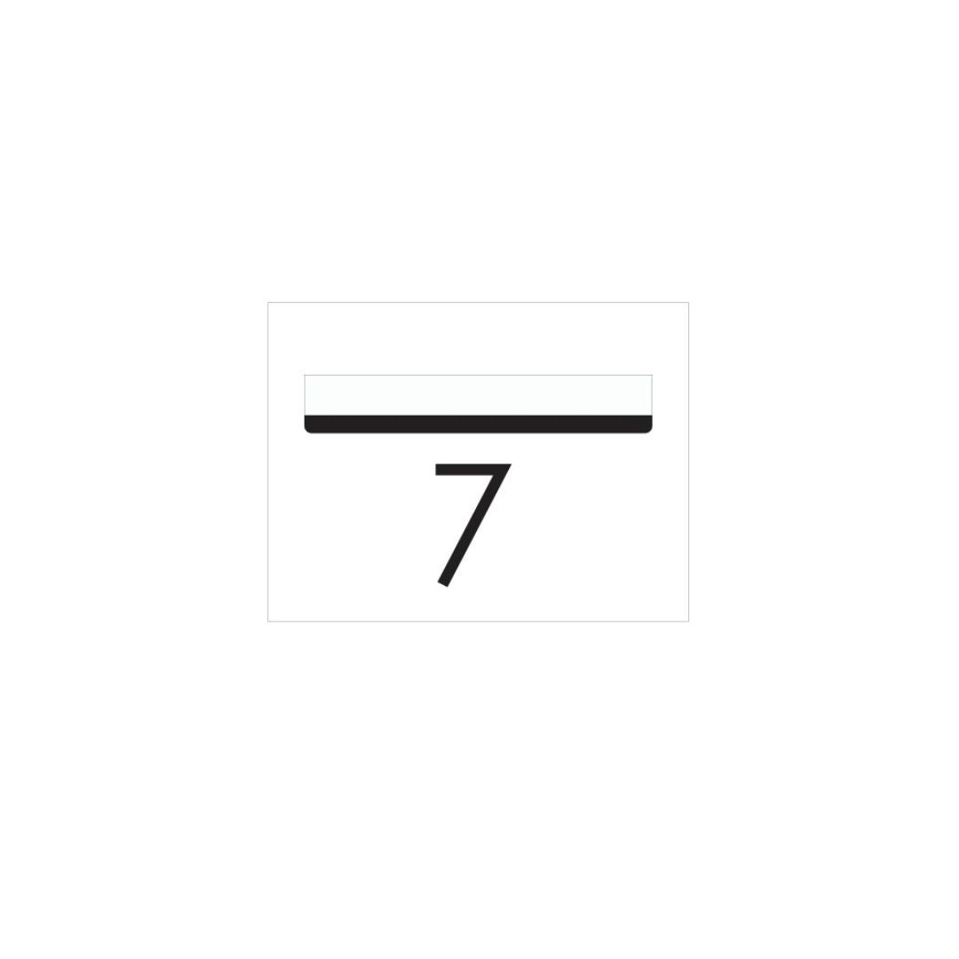 White Powder-Coated Aluminium Letterbox Faceplate 290 x 220 with 240 Slot