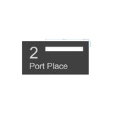 Monument Powder-Coated Aluminium Letterbox Faceplate (600 x 300)