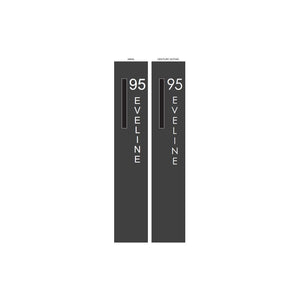 Vertical Custom Address Decal Sticker