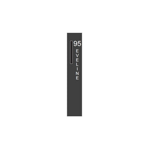 Vertical Custom Address Decal Sticker