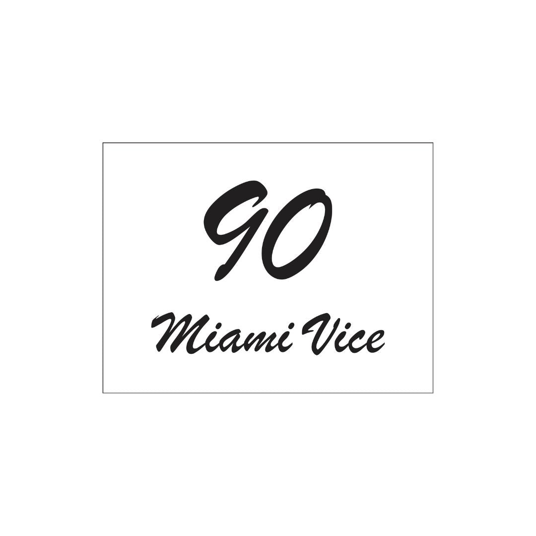 White Traffolyte Address Sign with Black Engraved Text 290 x 220
