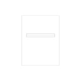 White Powder-Coated Aluminium Letterbox Faceplate 450 x 600 - 340 Slot