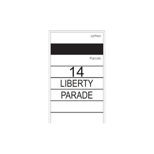 Hamilton Custom Address Decal Sticker
