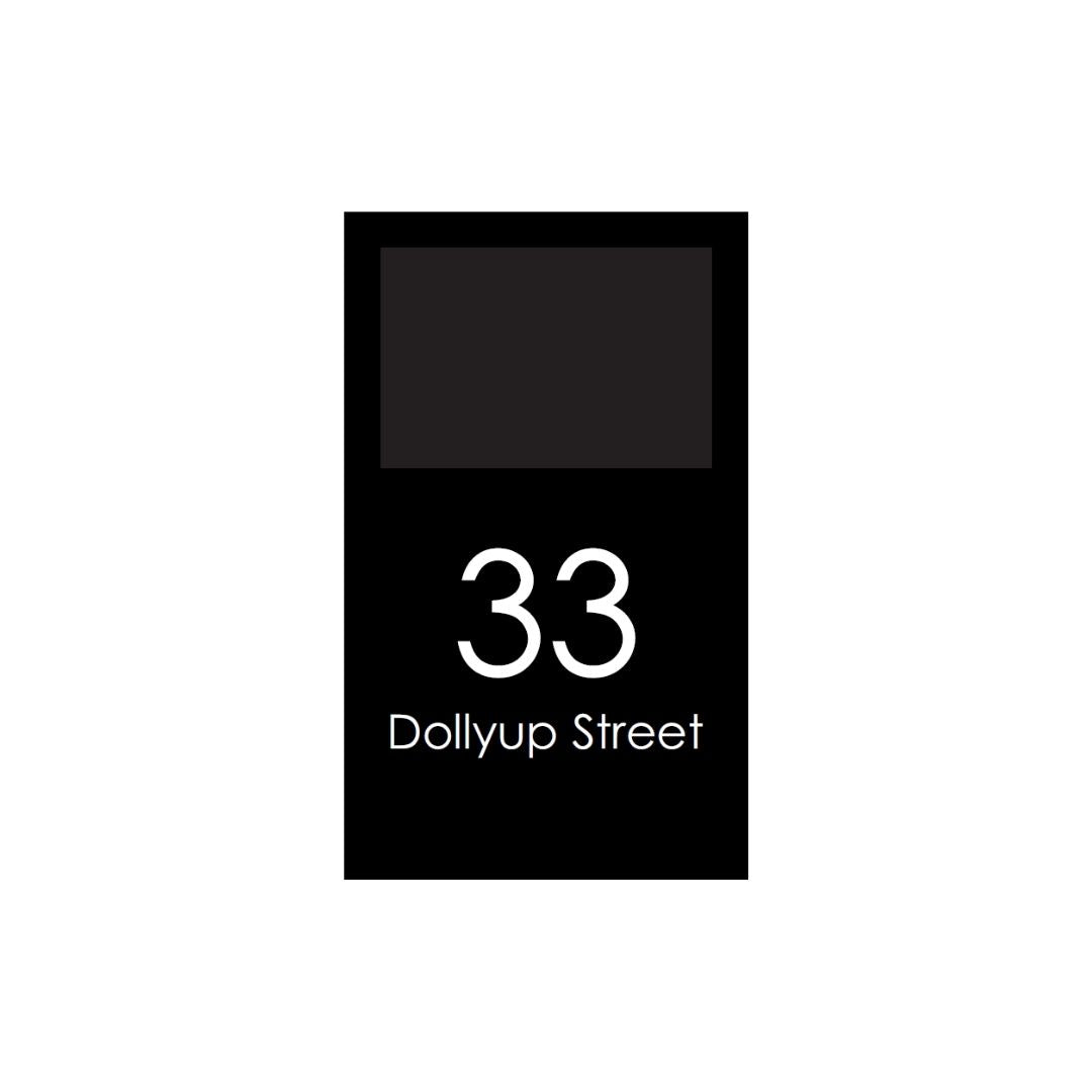 Extra Large Custom Address Decal Sticker