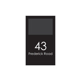 Extra Large Custom Address Decal Sticker
