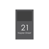 Extra Large Custom Address Decal Sticker