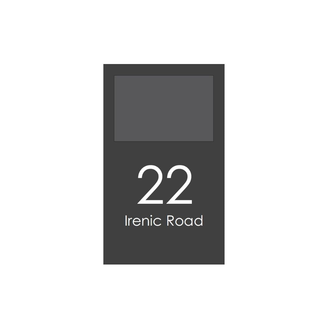 Extra Large Custom Address Decal Sticker