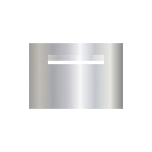Marine Grade Mirror Polished Stainless Steel Letterbox Faceplate 400 x 280 (Laser Etched) - 240 Slot