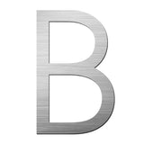 Stick on Slim Numbers – 120mm Stainless Steel
