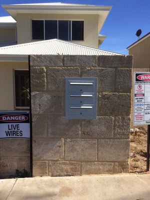 Front-opening + Wall-mounted-Aussie Clotheslines & Letterboxes