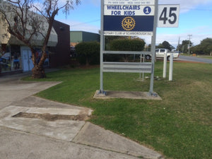 Front-opening + Post-mounted-Aussie Clotheslines & Letterboxes