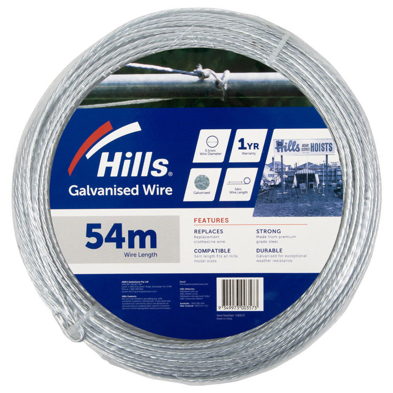 Hills Genuine Galvanised Wire - 100572