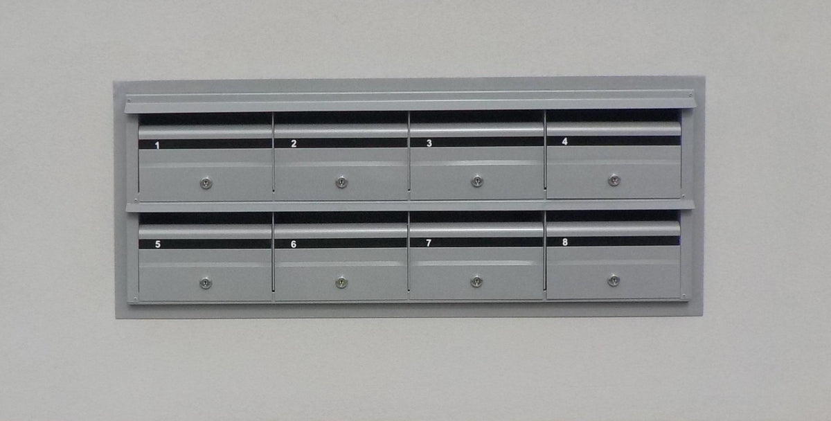 Front-opening + Wall-mounted-Aussie Clotheslines &amp; Letterboxes