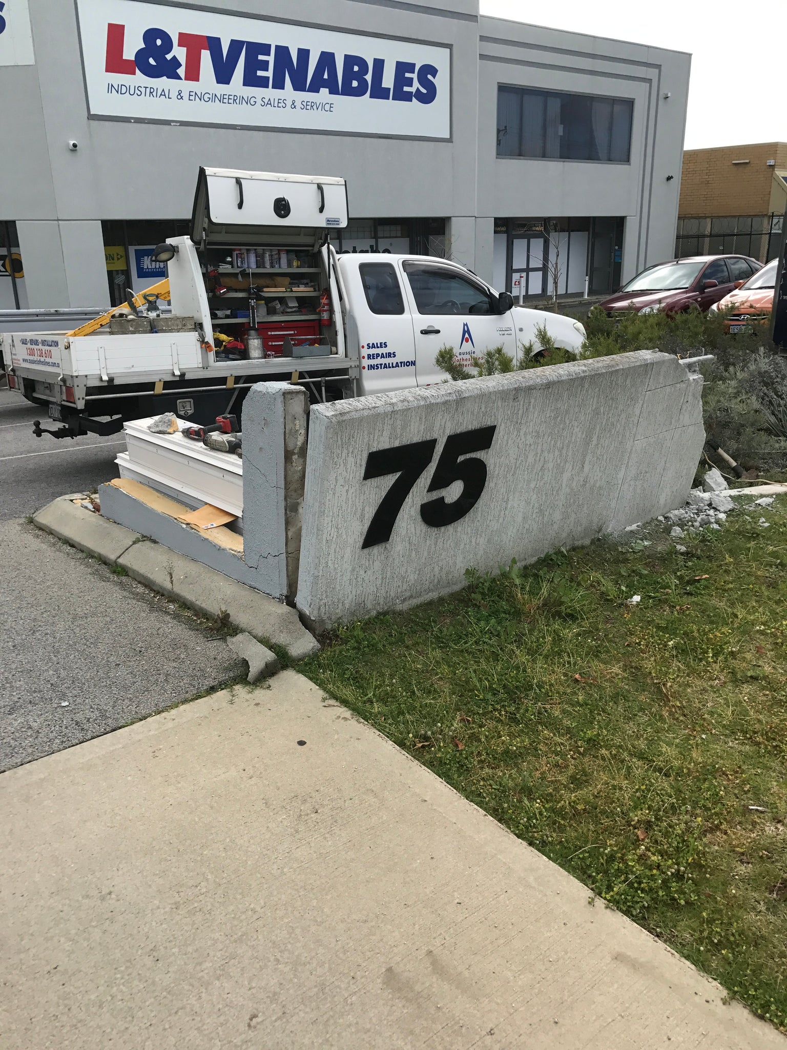 Rear-opening + Post-mounted-Aussie Clotheslines & Letterboxes