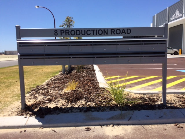Front-opening + Post-mounted-Aussie Clotheslines & Letterboxes