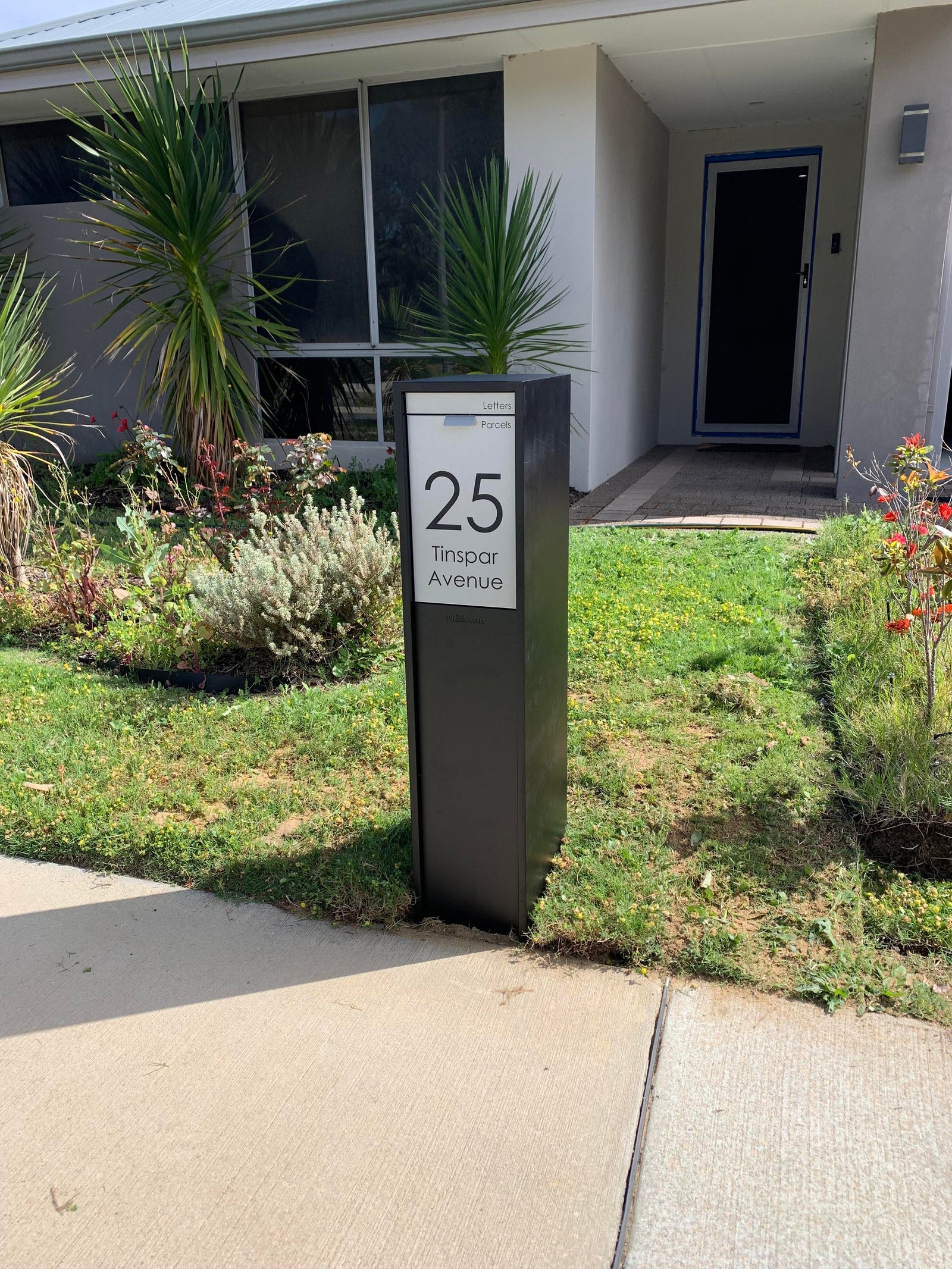 Milkcan Austin 2 Parcel & Mail Pillar