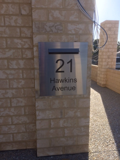Letterbox Plate - Laser Etched- 390 x 430-Aussie Clotheslines & Letterboxes