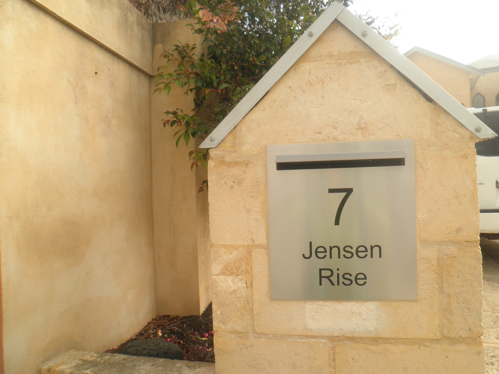 Letterbox Plate - Laser Etched - 390 x 430-Aussie Clotheslines & Letterboxes