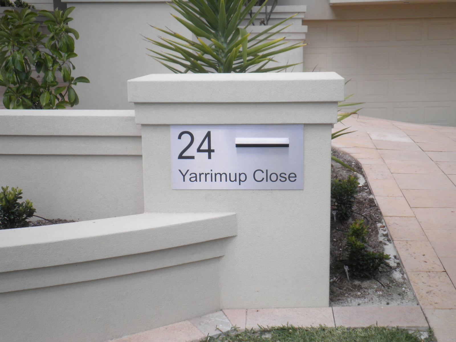 Letterbox Plate - Laser Etched - 600 x 300-Aussie Clotheslines & Letterboxes