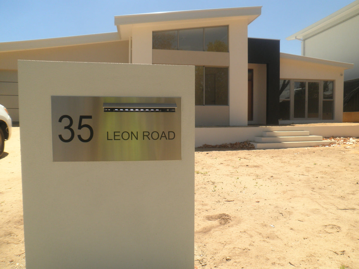 Letterbox Plate 600 x 300-Aussie Clotheslines & Letterboxes