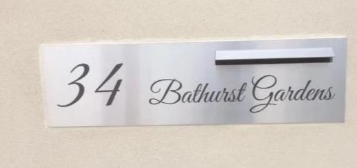 Letterbox Plate - Laser Etched - 900 x 250-Aussie Clotheslines & Letterboxes