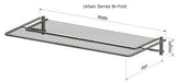 City Living Bifold 3000 x 1200 diagram-Aussie Clotheslines & Letterboxes