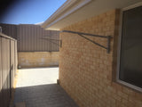 City Living Wideline 3000 x 900 Wall Mount on brick-Aussie Clotheslines & Letterboxes