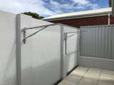 City Living Mainline 2400 x 600 Wall Mount one open one closed-Aussie Clotheslines & Letterboxes