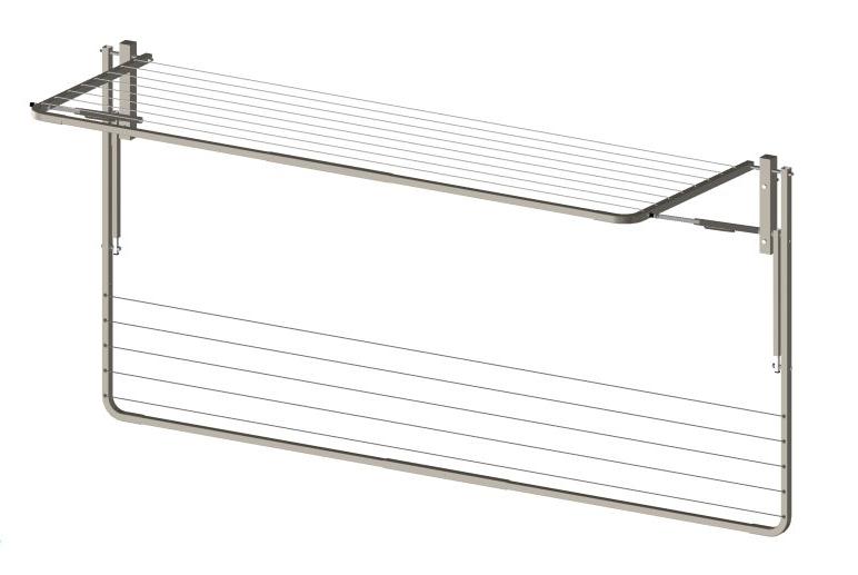 City Living Bifold 2400 x 1200-Aussie Clotheslines &amp; Letterboxes