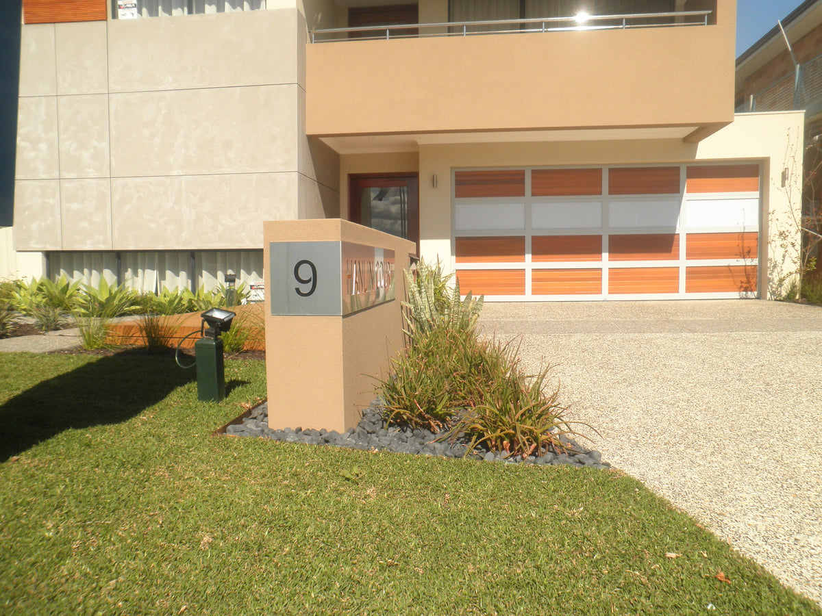 Customised Letterbox Plates-Custom Bend- Laser Cut-Aussie Clotheslines & Letterboxes