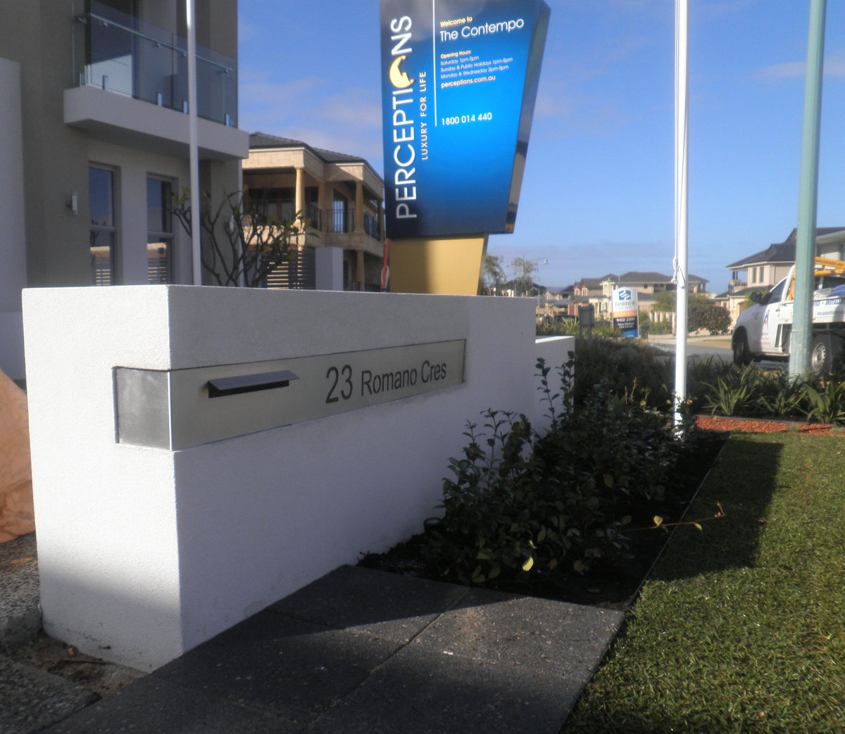 Customised Letterbox Plates-Aussie Clotheslines & Letterboxes