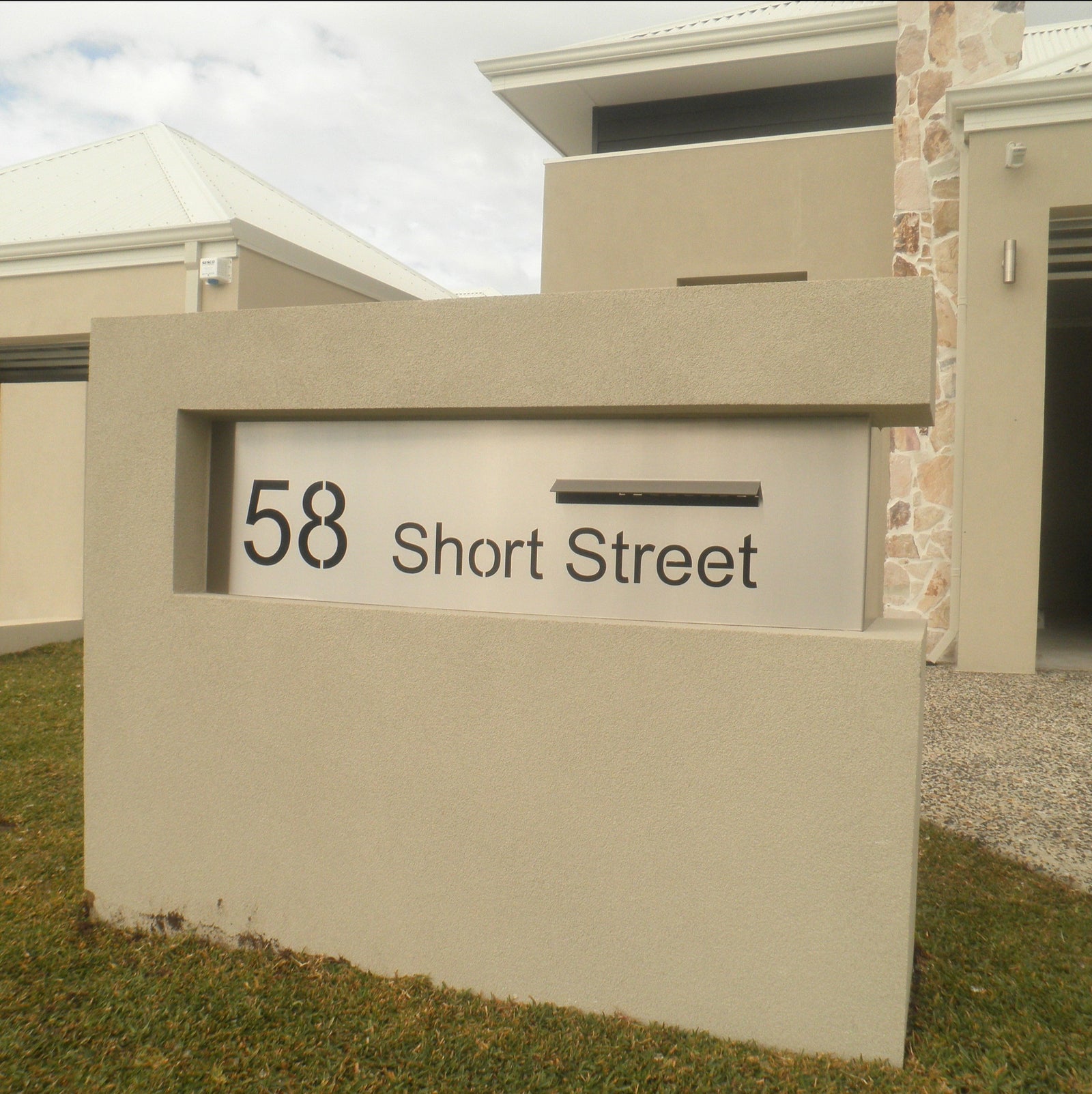 Customised Letterbox Plates-Aussie Clotheslines & Letterboxes