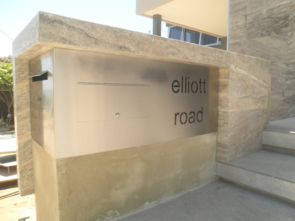 Customised Letterbox Plates-Aussie Clotheslines & Letterboxes