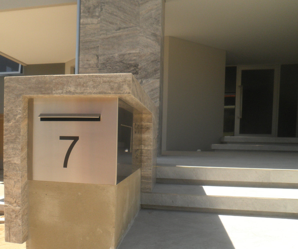 Customised Letterbox Plates-Aussie Clotheslines & Letterboxes