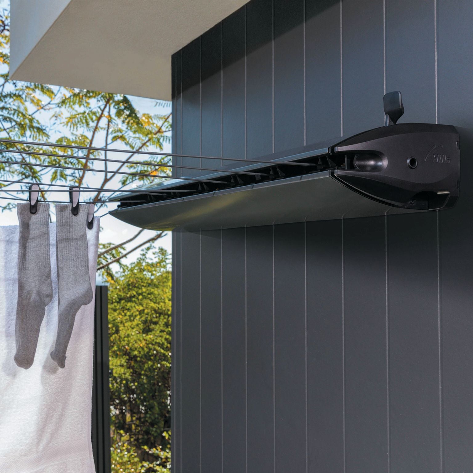 Hills 7 Line Retracting Clothesline – Aussie Clotheslines