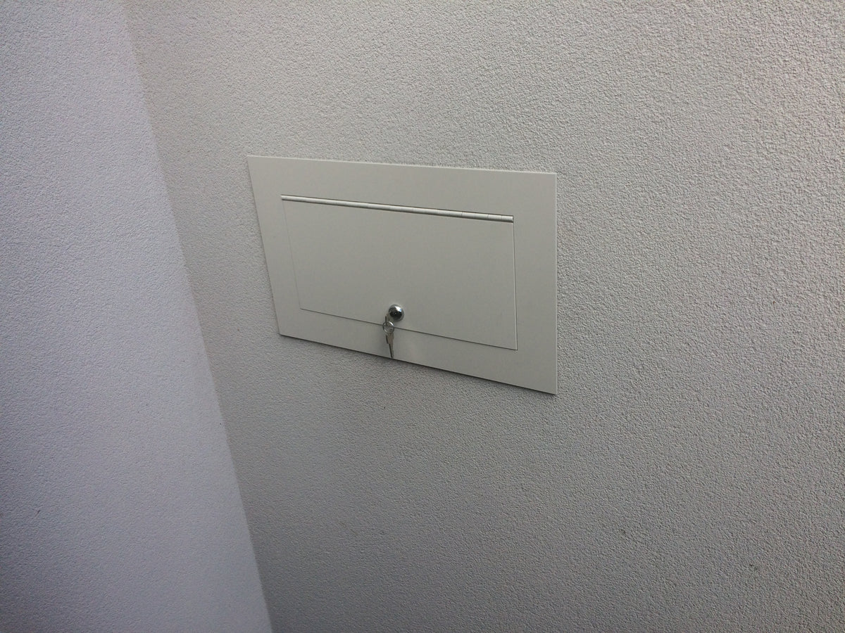 Mail Access Door - Powdercoated Aluminium