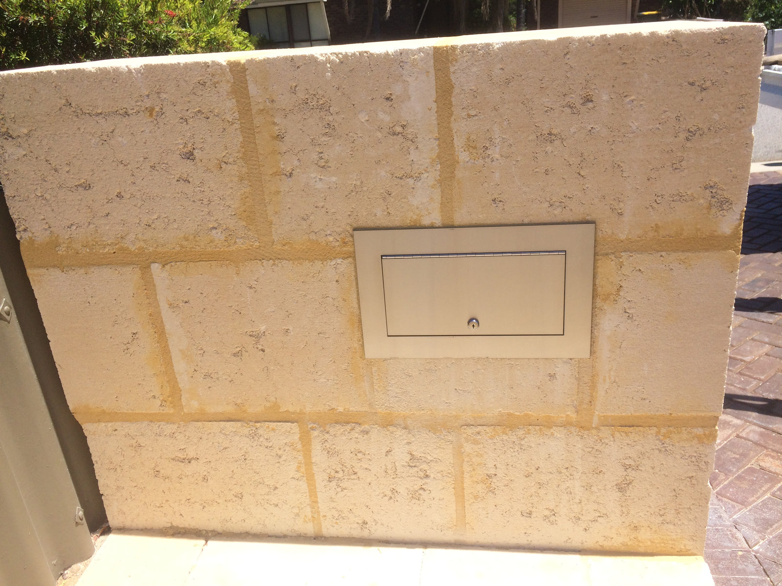 Mail Access Door - Powdercoated Aluminium