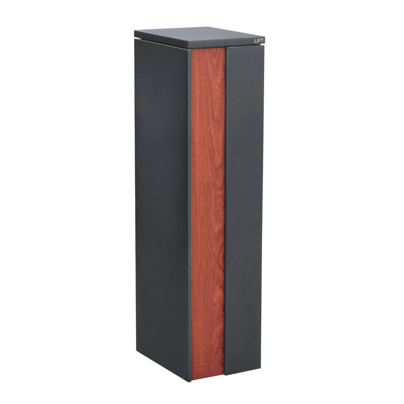 Camden Parcel & Mail Box Charcoal Merbau - Aussie Clotheslines & Letterboxes