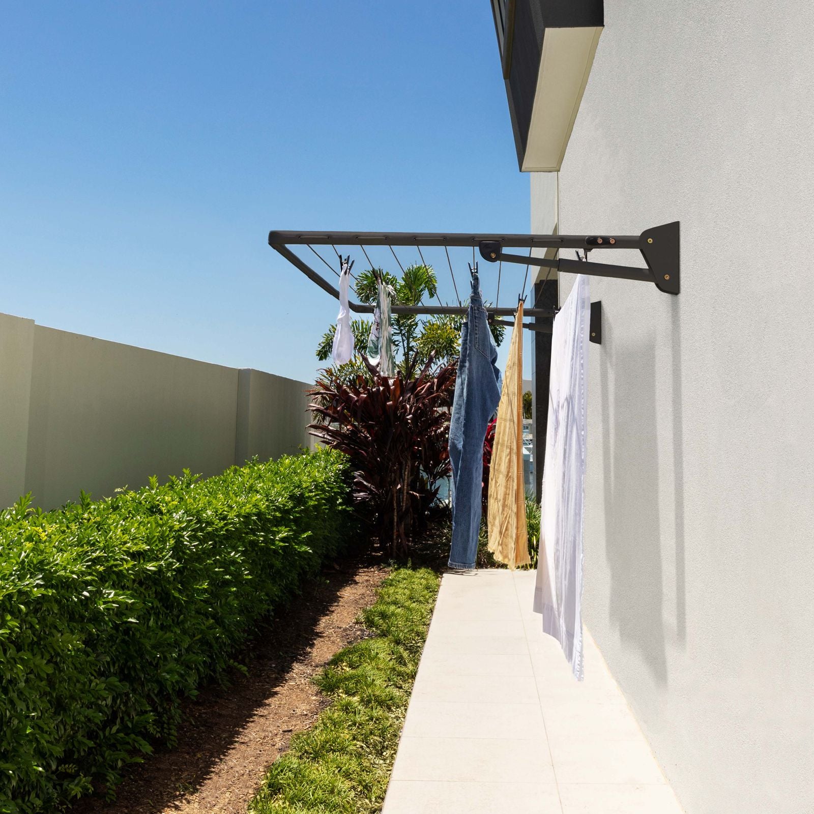 Hills Single Folding Frame Aussie Clotheslines Letterboxes