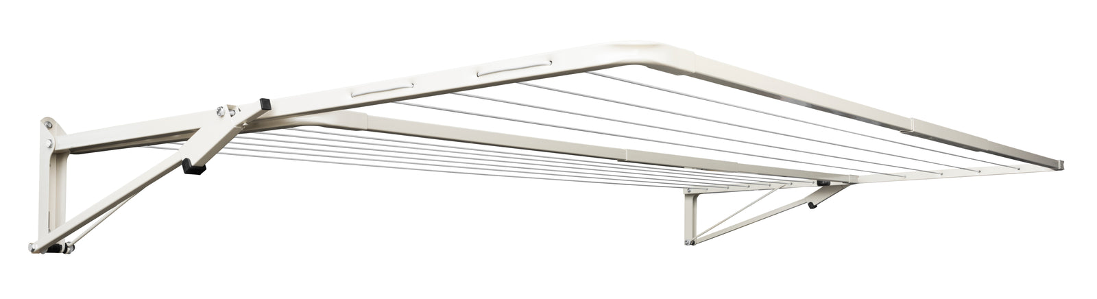 Sunbreeze Double 2400 x 1200 Folding Frame in Paperbark-Aussie Clotheslines & Letterboxes