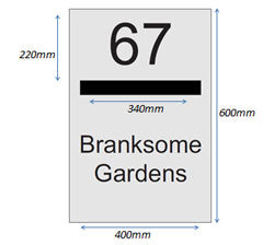 Letterbox Plate 400 x 600-Aussie Clotheslines & Letterboxes