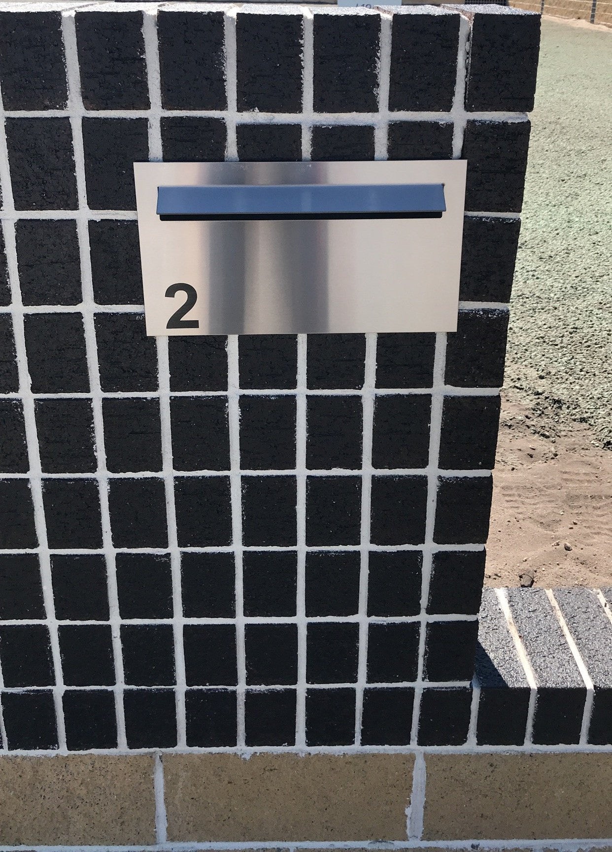 Letterbox Plate- Laser Etched -390 x 220-Aussie Clotheslines & Letterboxes