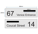 Letterbox Plate 900 x 250-Aussie Clotheslines & Letterboxes